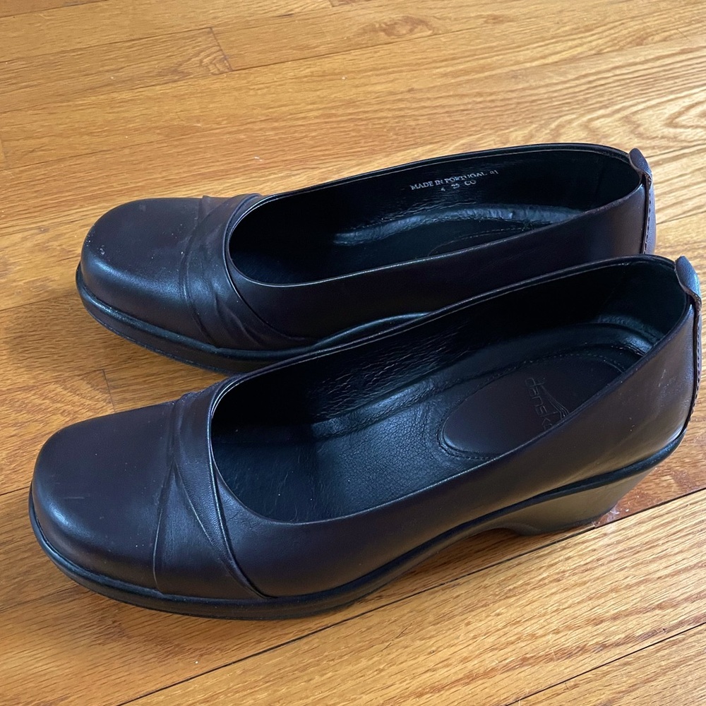 Dansko Wedge Shoes - Dark Brown